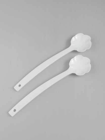 Ceramic Mong Petal-5 Series Spoon | Set of 2