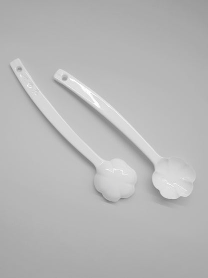 Ceramic Mong Petal-5 Series Spoon | Set of 2